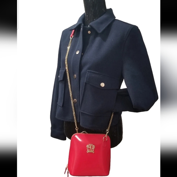 NWT 🇮🇹 Pratesi Firenze Handcrafted Italian Red Leather Crossbody Bag 🔥 - Picture 5 of 15